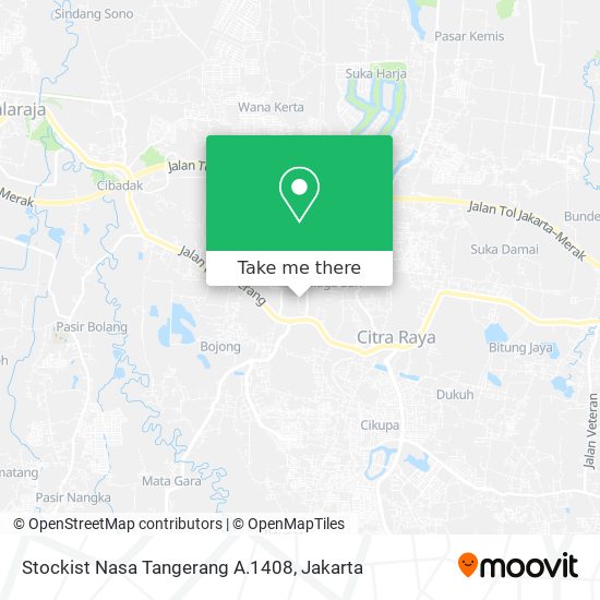 Stockist Nasa Tangerang A.1408 map