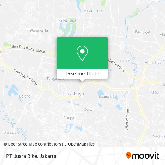 PT Juara Bike map