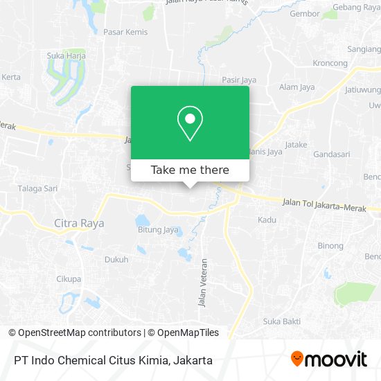 PT Indo Chemical Citus Kimia map