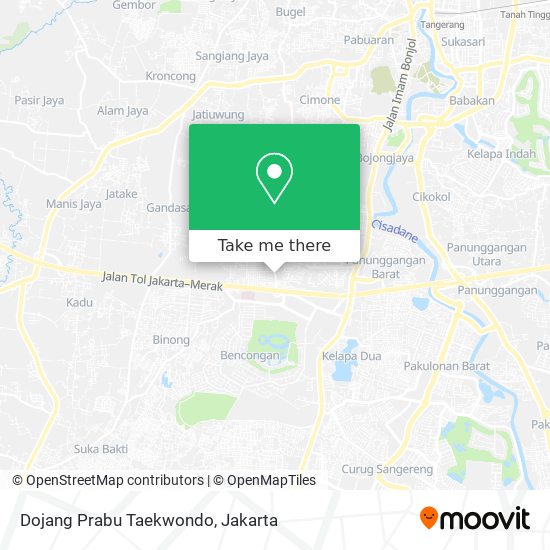 Dojang Prabu Taekwondo map