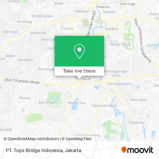 PT. Tops Bridge Indonesia map