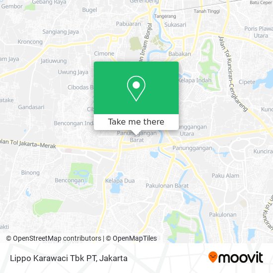 Lippo Karawaci Tbk PT map