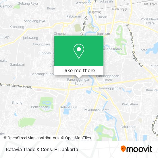 Batavia Trade & Cons. PT map