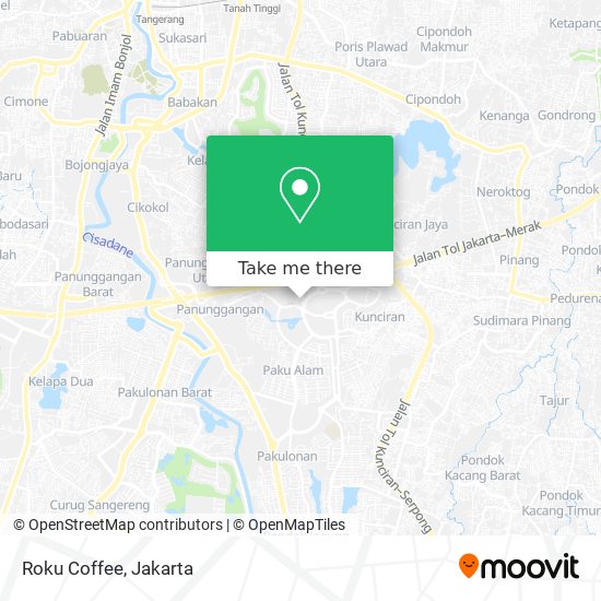 Roku Coffee map