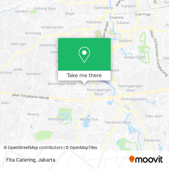 Fita Catering map