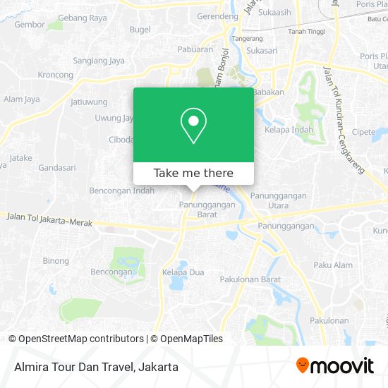 Almira Tour Dan Travel map