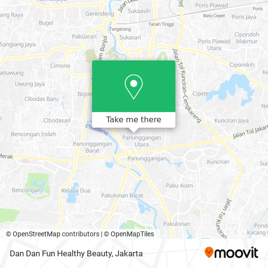 Dan Dan Fun Healthy Beauty map