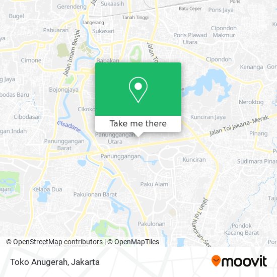 Toko Anugerah map