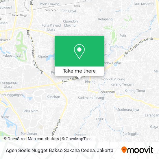 Agen Sosis Nugget Bakso Sakana Cedea map