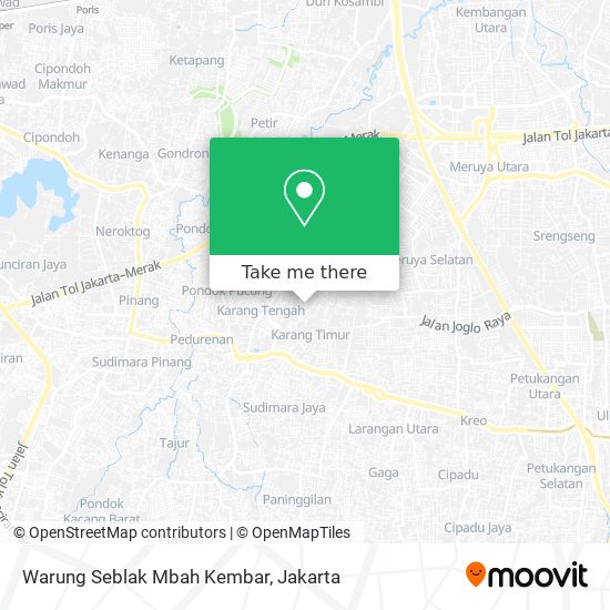 Warung Seblak Mbah Kembar map