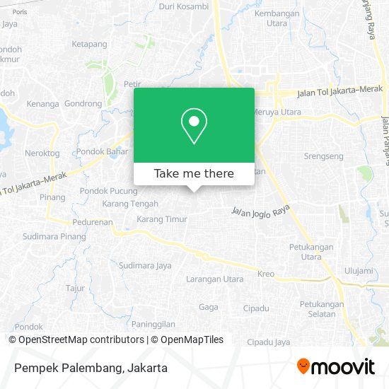 Pempek Palembang map