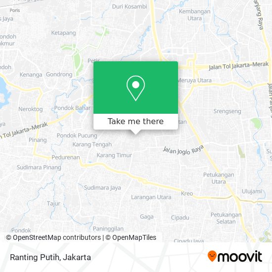 Ranting Putih map