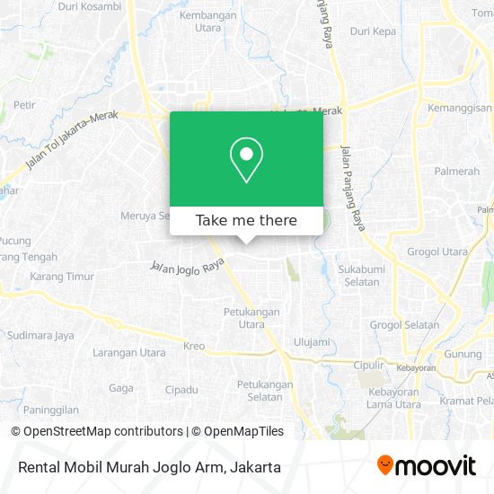 Rental Mobil Murah Joglo Arm map