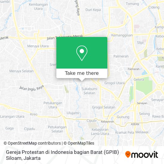 Gereja Protestan di Indonesia bagian Barat (GPIB) Siloam map