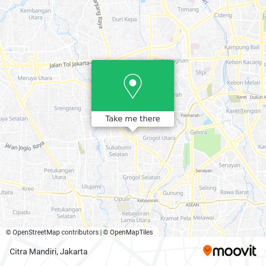 Citra Mandiri map