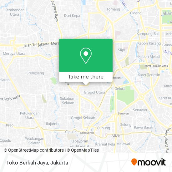 Toko Berkah Jaya map