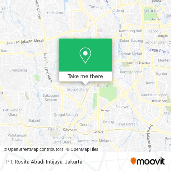 PT. Rosita Abadi Intijaya map