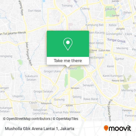 Musholla Gbk Arena Lantai 1 map