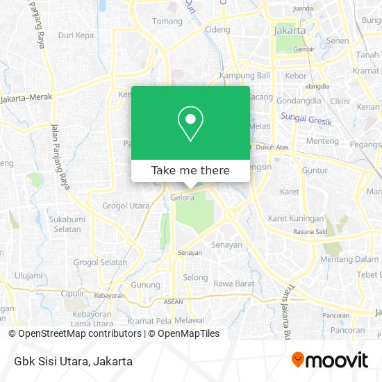 Gbk Sisi Utara map