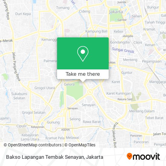 Bakso Lapangan Tembak Senayan map