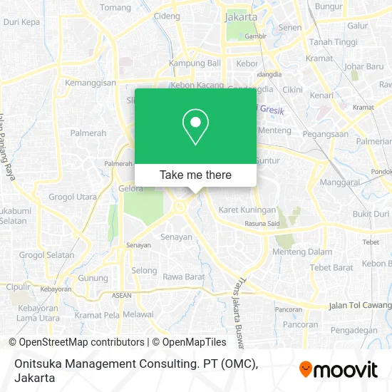 Onitsuka Management Consulting. PT (OMC) map
