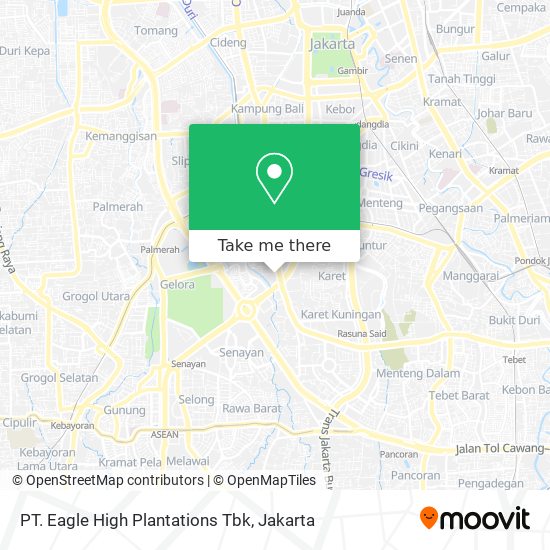 PT. Eagle High Plantations Tbk map