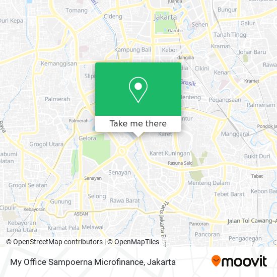 My Office Sampoerna Microfinance map