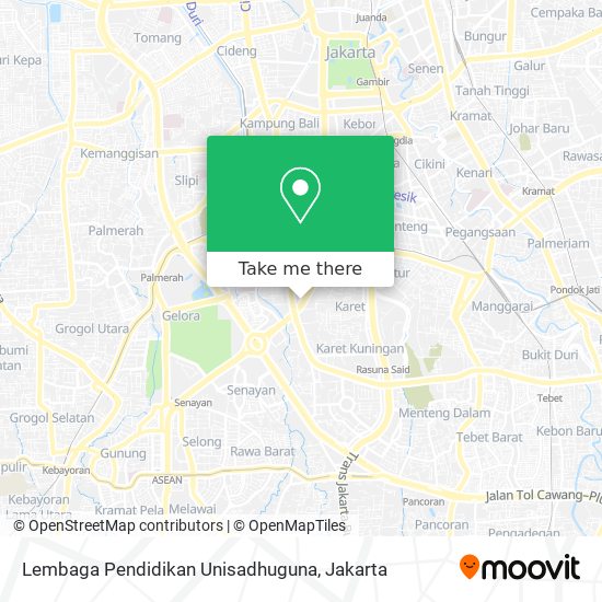 Lembaga Pendidikan Unisadhuguna map