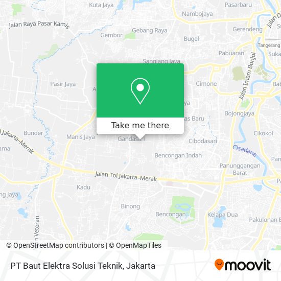 PT Baut Elektra Solusi Teknik map