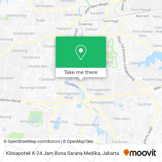 Kliniapotek K-24 Jam Bona Sarana Medika map