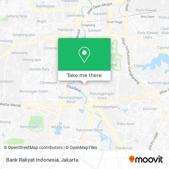 Bank Rakyat Indonesia map