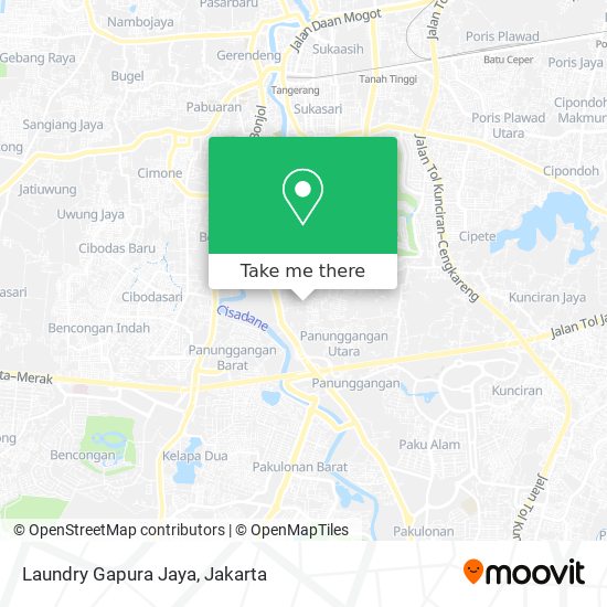 Laundry Gapura Jaya map