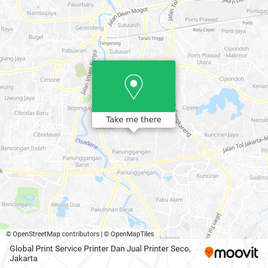 Global Print Service Printer Dan Jual Printer Seco map