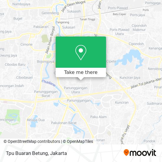 Tpu Buaran Betung map