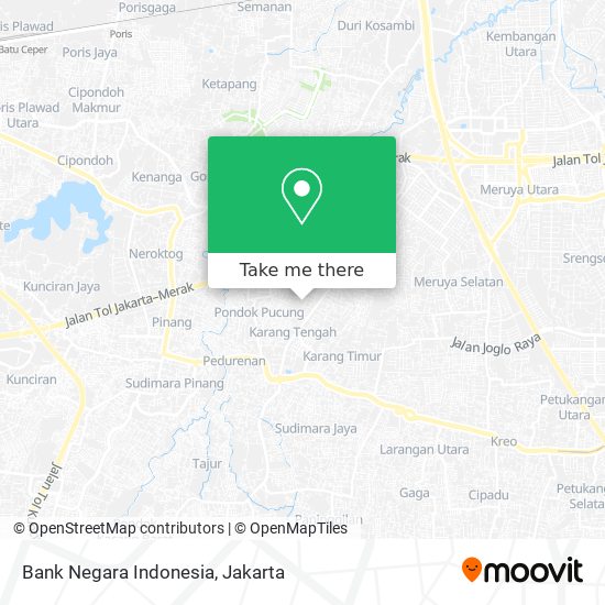 Bank Negara Indonesia map