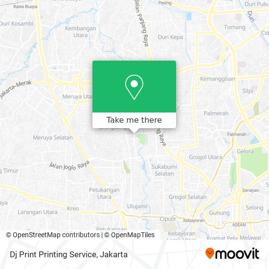 Dj Print Printing Service map