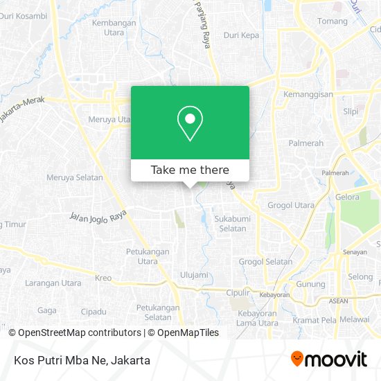 Kos Putri Mba Ne map