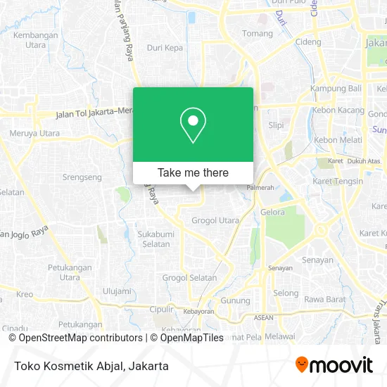 Toko Kosmetik Abjal map