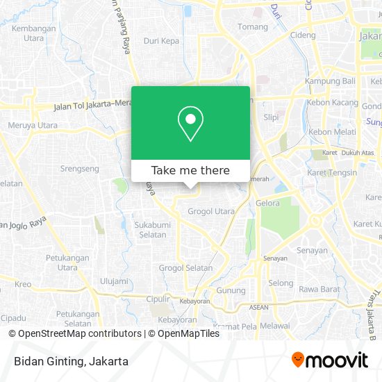 Bidan Ginting map