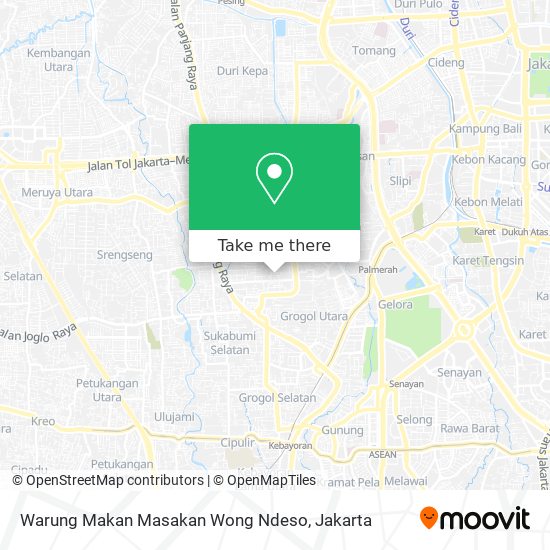 Warung Makan Masakan Wong Ndeso map