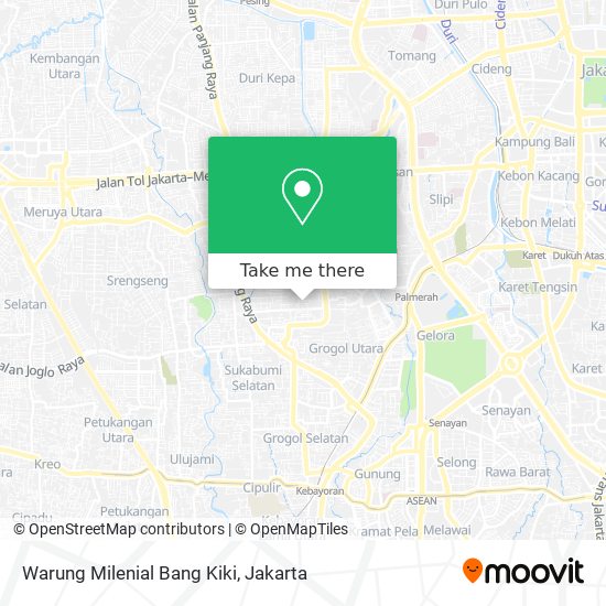 Warung Milenial Bang Kiki map