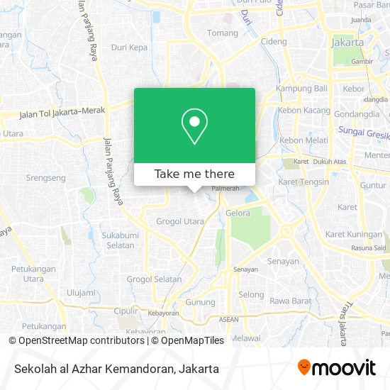 Sekolah al Azhar Kemandoran map