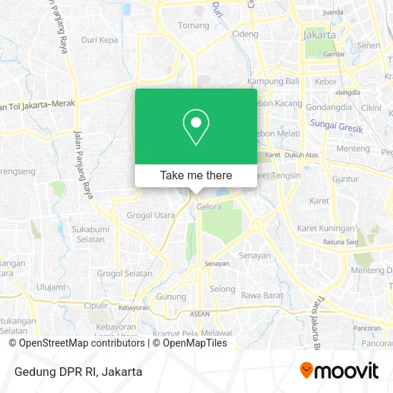Gedung DPR RI map