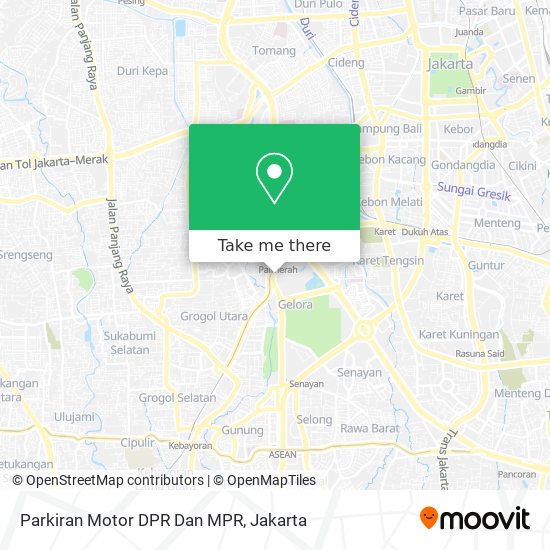 Parkiran Motor DPR Dan MPR map