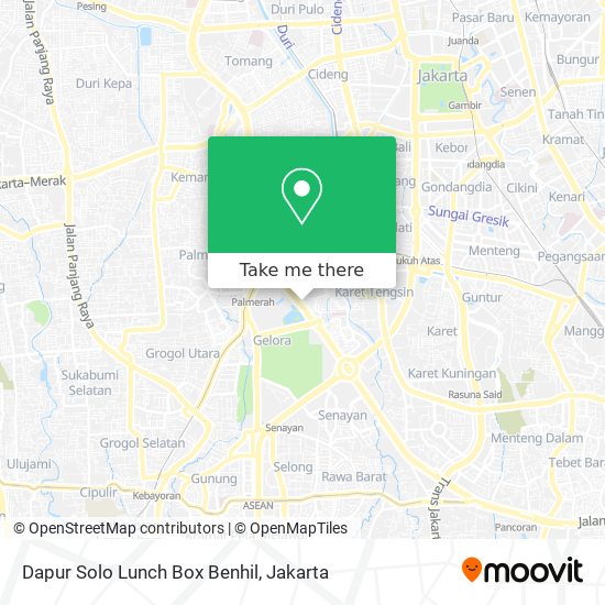 Dapur Solo Lunch Box Benhil map