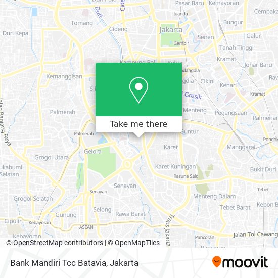 Bank Mandiri Tcc Batavia map