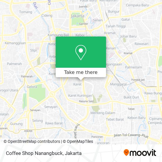 Coffee Shop Nanangbuck map