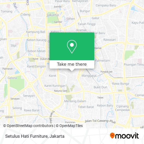 Setulus Hati Furniture map
