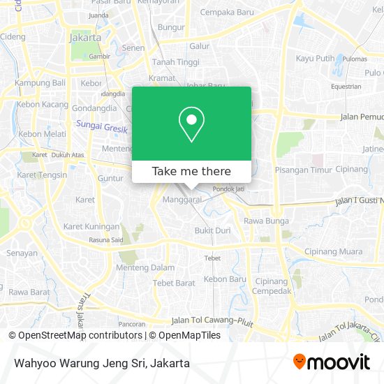 Wahyoo Warung Jeng Sri map