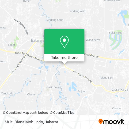 Multi Diana Mobilindo map